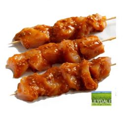 free range chicken satay kebabs